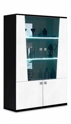 Moderne Holz Vitrine Vitrinen Vitrinenschrank Schrank Glasschrank Schränke Italy