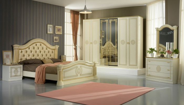 Schlafzimmer Bett Chesterfield Doppel Betten Polster Chesterfield Barock Rokoko