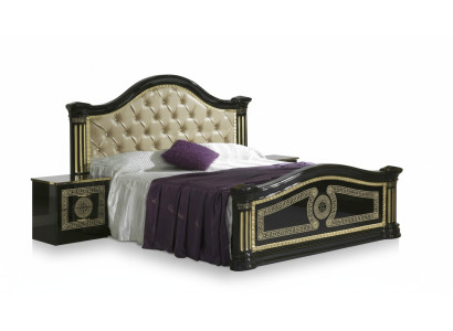 Chesterfield Bett Lederbett Polsterbett Schlafzimmer Ehebett Betten 180x200cm