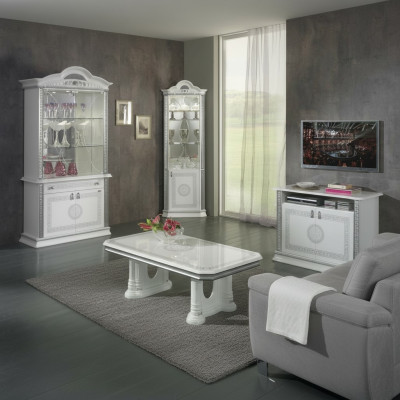 Esszimmer Komplett Garnitur Tisch Anrichte Anrichte Couchtisch Vitrine Set Neu