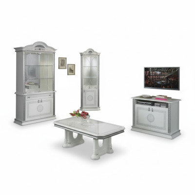Esszimmer Komplett Garnitur Tisch Anrichte Anrichte Couchtisch Vitrine Set Neu