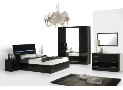 Schlafzimmer Set Komplett Kommode Bett Kleiderschrank Betten Nachtkonsole 6tlg.