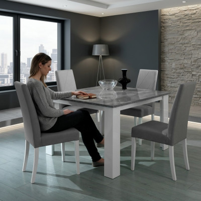Design Esstisch Quadratischer Moderner Tisch Esszimmer Holz Tische
