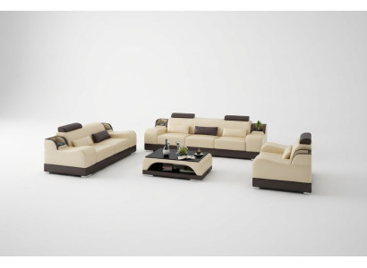 Design Sofagarnitur 2x 3 Sitzer Set Sofas Polster Couchen Moderne Couch