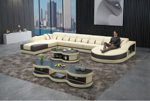 Sofas U Form Sofa Couch Polster Wohnlandschaft Garnitur Design Ecksofa