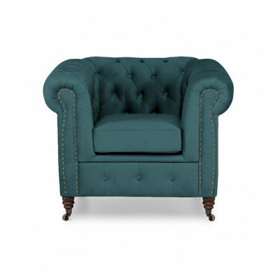 Chesterfield Sessel 1 Sitzer Couch Polster Sofas Couchen Neu Lounge Club