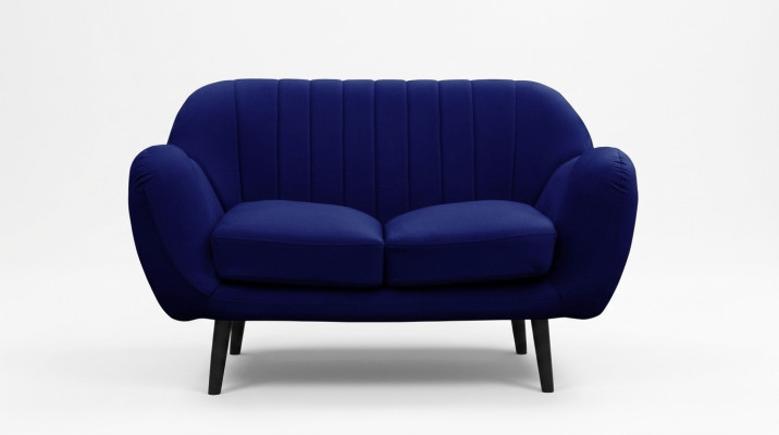 Couch Polster 3+2+1 Sitzer Polster Möbel Sofagarnitur Couchen Blau Sofas
