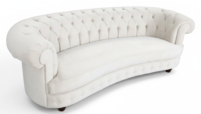 Chesterfield 3 Sitzer Designer Polster Couch Sofa Sofas Couchen Textil Stoff Neu
