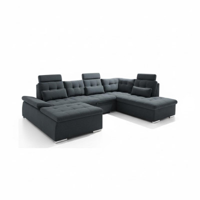 Ecksofa UForm Sofa Wohnlandschaft Garnitur Polster Bettfunktion Schlafsofa