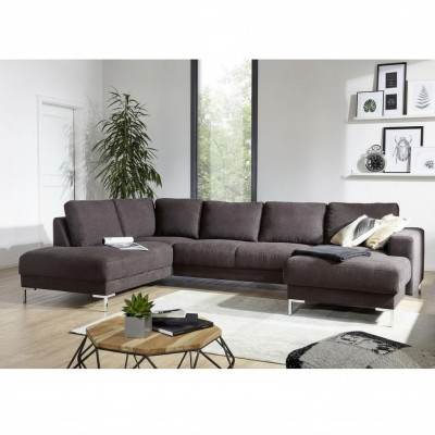 Wohnlandschaft Ecksofa U-Form Couch Sitz Polster Set Garnitur Modern