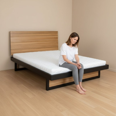 Bett Holz Betten Doppel Echtes Holz 180x200cm Schlafzimmer Massive Holzbetten