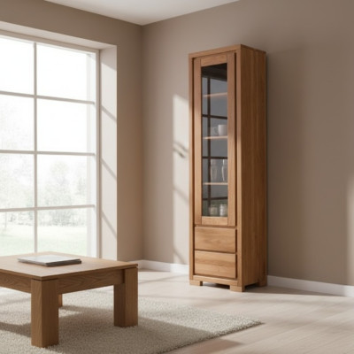 Klassische Vitrinen Schrank Vitrine Wohnzimmer Schau Schränke Design Echtes Holz