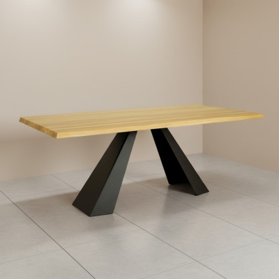 Esstisch Tisch Gruppe Esszimmer Wohnzimmer Vollholz Möbel Holz Möbel Handarbeit