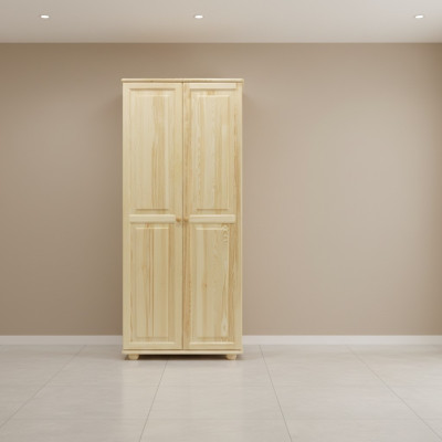 Landhaus Kleiderschrank Massive Schlafzimmer Schränke Holz Möbel Schrank Neu