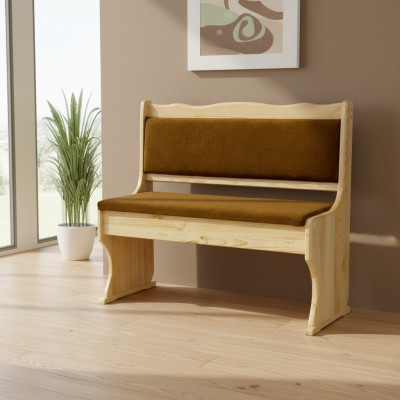 Holzbank Sitzbank 100 cm Kiefer Vollholz massive Möbel Küchen Bank Echtes Holz