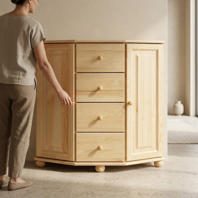 Kommoden Massive Kommode Echtholz Schränke Neu Anrichte Möbel Schrank Sideboard