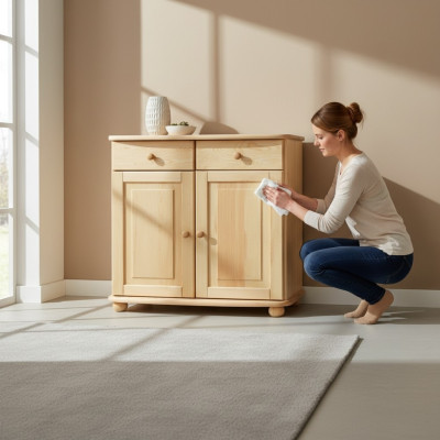 Design Kommode Handarbeit Holz Sideboard Schrank Neu Vollholz Möbel Neu Anrichte