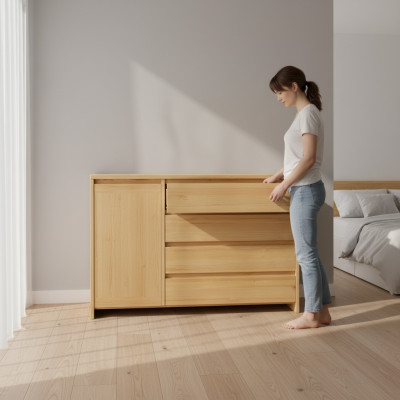 Massive Kommode Sideboard Möbel Kommoden Echtholz Schränke Neu Anrichte Schrank