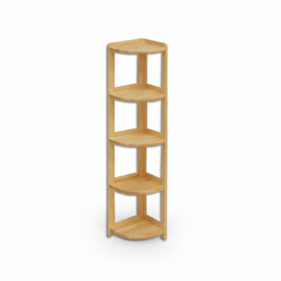 Eckregal Bücherregal Wohnzimmer Wand Regal Echtes Holz Regale Eckregale Büro Neu