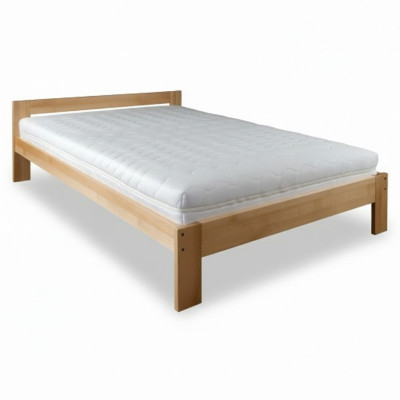 Schlafzimmer Holzbett Echtes Holz Bett Betten Hotel 180x200cm Stil Massive Möbel