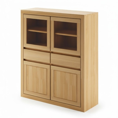 Holz Kommode Wohnzimmer Vitrine Kommode Anrichte Sideboard Holz Schränke Neu
