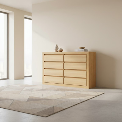 Kommode Seite Schrank Schrankregal Handgefertigtes Echtholz Schränke Holz Neu