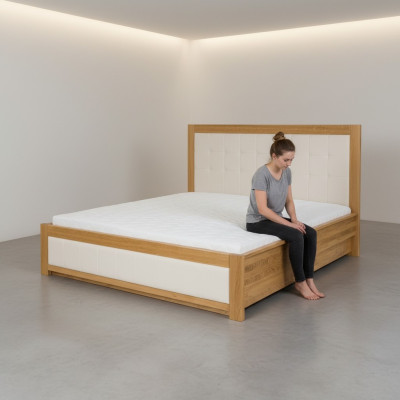 Bett Massivholz Doppel Ehe Betten Buche Schlafzimmer Möbel Holz Neu 180x200cm