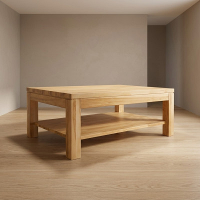 Holztisch Couchtische aus Holz massive wohnzimmer möbel 120x80cm tische massiv