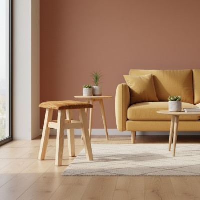 Hocker Holzhocker Schemel Holzschemel Massive Kiefer NEU Handarbeit Echtes Holz