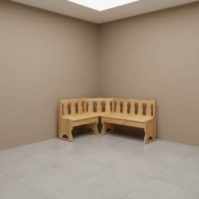 Eckbankgruppe Esszimmergruppe Eckbank Sitzgruppe Truhe Hocker Massive Kiefer Neu