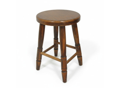 Hocker Holzhocker Sitzhocker Esszimmerhocker Buche Holz Massiv Braun 46 cm