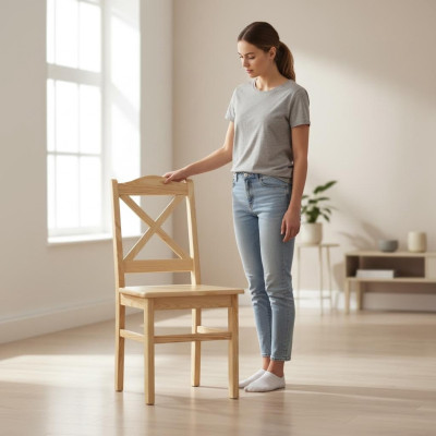Esszimmerstühle Küchenstuhl Büro Stühle Wohnzimmerst Vollholz Möbel Lehnstuhl