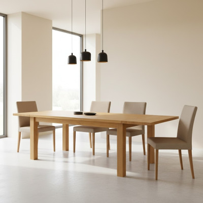 Tisch Esstisch Echtes Holz Holztisch Tische Esszimmer 160x80cm Massivholz Neu