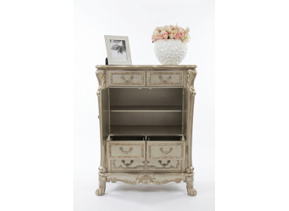Buffet Anrichte Kommode Echte Handarbeit Holz Barock Rokoko Anrichten Kommoden