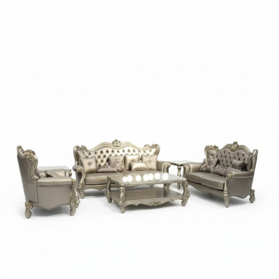 Sofagarnitur 3+2+1 Sitzer Set Design Sofas Polster Couchen Couch Leder