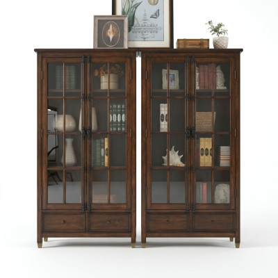 Vitrine Klassische Vitrine Vitrinenschrank Vitrinen Schränke Holz Schrank
