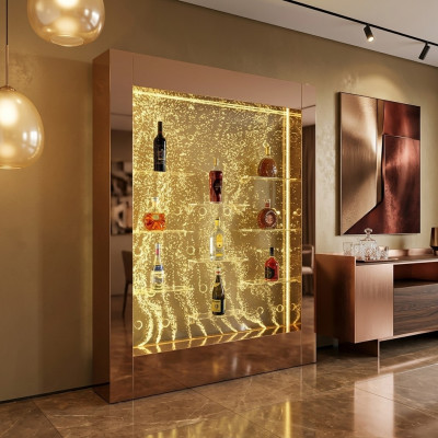 Led Wasser Wand Bar Regal Säule Wassersäulen Theke Regale Designer Beleuchtet