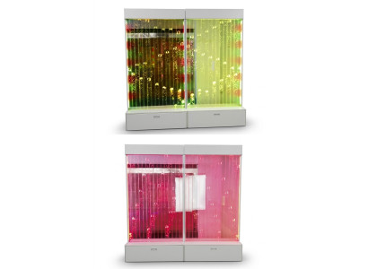 Moderne Dekorative Trennwand Wasser Wände LED Wasserwand Beleuchtete Wand