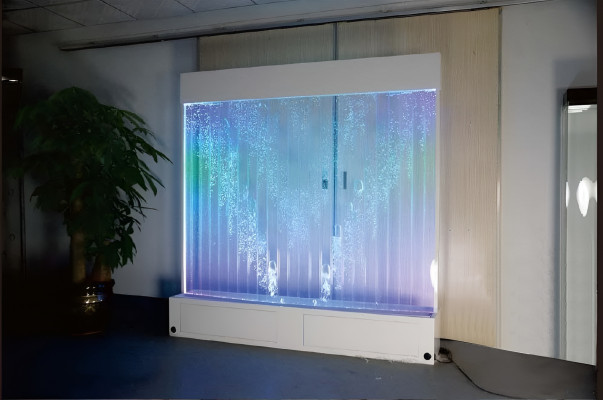 Ausgefallene Ideen Club Wohnzimmer Haus Wasserwand Water Wall Led