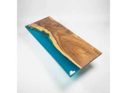 Esstisch River Table Echtes Holz Flusstisch 241x100 Massive Tische