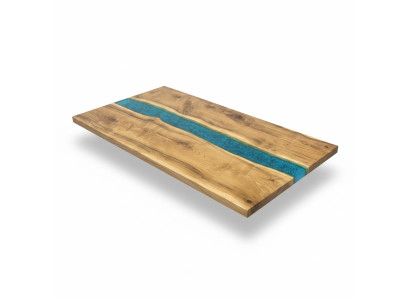 Echtes Holz Wasserfall Tisch Epoxid Harz Tische Esstisch Epoxy Massive