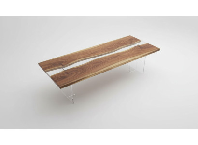 Esstisch River Table Massiv Tische 220x80 Flusstisch Meer Waterfall