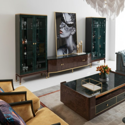 Moderner Couchtisch Tisch Sofa Design Tische Holz Wohnzimmer Deko Beistell