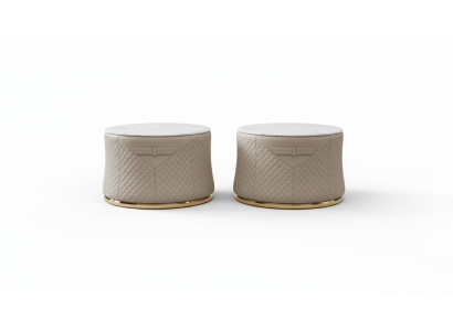 Runde Set 2x Couchtisch Kaffeetisch Beistelltisch Designer Wohnzimmer