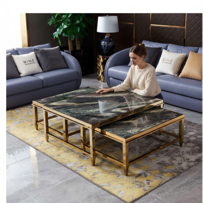 Doppel Couchtisch Kaffeetisch Beistelltisch Design Wohnzimmertisch Tische