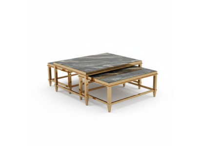 Doppel Couchtisch Kaffeetisch Beistelltisch Design Wohnzimmertisch Tische