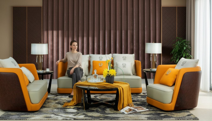 Design Möbel Sofa Coch 3 Sitz Polster Wohnzimmer Sofas Couchen Leder Dreisitzer