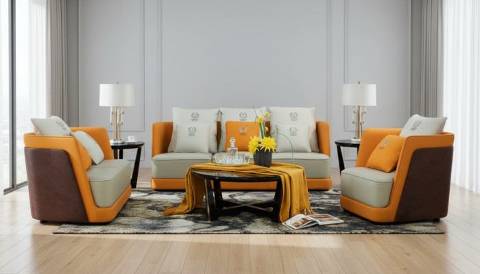 Design Möbel Sofa Coch 3 Sitz Polster Wohnzimmer Sofas Couchen Leder Dreisitzer