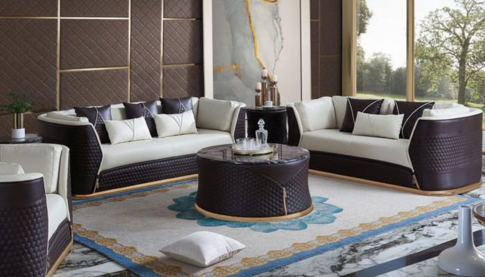 Couch Tisch Kaffee Beistell Design Dekorative Modern Rund Wohnzimmer Runde