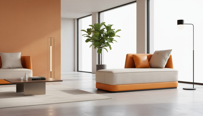 Liege Moderne Leder Komfort Luxus Liegen Liegesessel Relaxliege Chaiselongue 